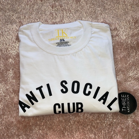 Anti-social club graphic Tee - Picture 6 of 8